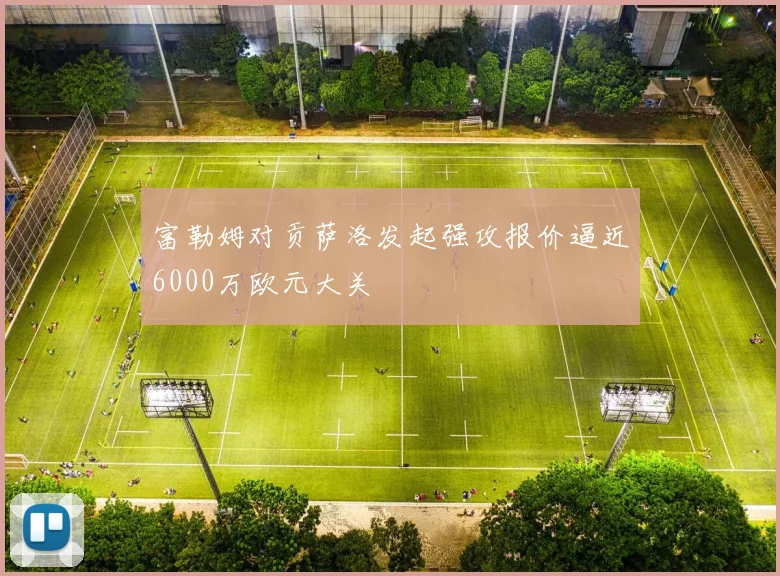富勒姆对贡萨洛发起强攻报价逼近6000万欧元大关